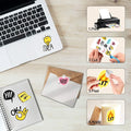 A4 Size Matte White Printable Vinyl Sticker Paper 8.3×11.7 inch Self-Adhesive Inkjet Compatible Tear-Resistant Labeling Paper