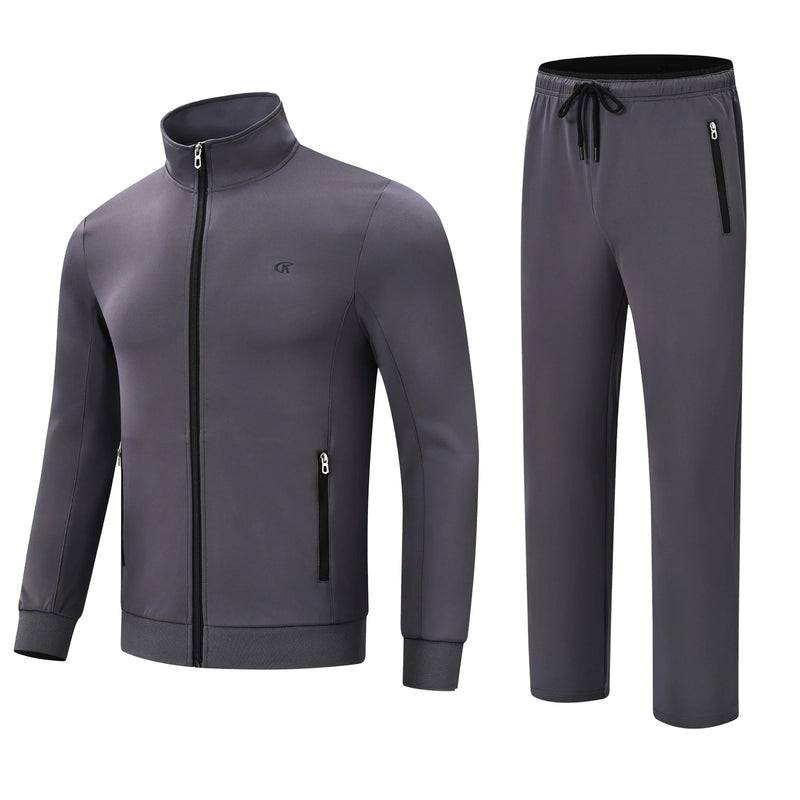 Men's Tracksuits Sweatsuits for Sweat Track Suits 2 Piece Casual Athletic Jogging Warm Up Full Zip Sets - View 9 | SAMAG