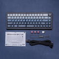 EPOMAKER Split65 60% Layout TOP Structure Hot-Swap Wired/2.4GHz/Bluetooth 5.0 Wireless Mechanical Keyboard South-facing RGB