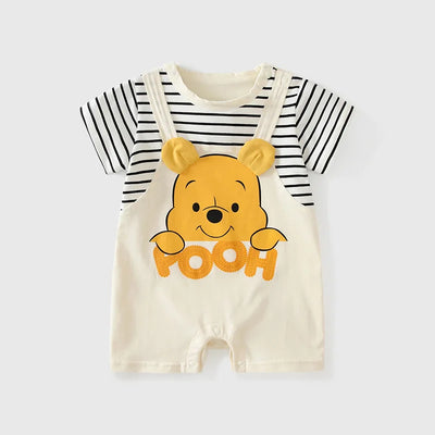 Summer Baby Jumpsuit Cartoon Winnie the Pooh Comfortable | SAMAG