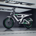 48V 1000W Fat Tire Electric Bicycle Aluminum Alloy Full Suspension Off-Road E-Bike for Adults 20 Inch Lithium Battery