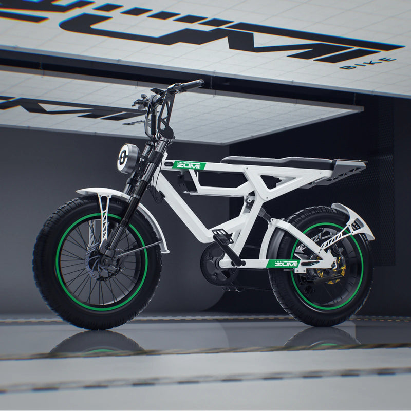 48V 1000W Fat Tire Electric Bicycle Aluminum Alloy Full Suspension Off-Road E-Bike for Adults 20 Inch Lithium Battery