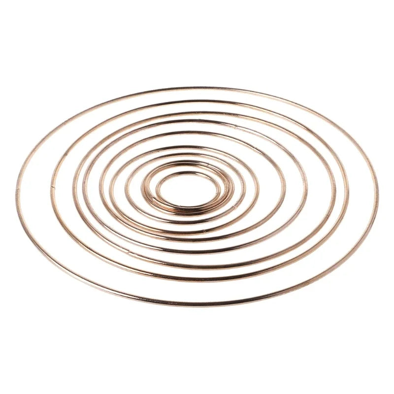 Metal Dreamcatcher Ring Macrame Craft Hoop DIY Accessory 35-190mm