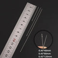 30pcs Metal Beading Needles For Beads Necklace Bracelet Tools Stainless Steel Self Threading Needle Pins For Jewelry Supplies