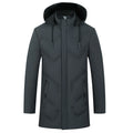 Top Grade Designer New Brand Men Parka Jacket Thick Casual Fashion Windbreaker Hooded Bubble Coats Long Mens Clothes 2025