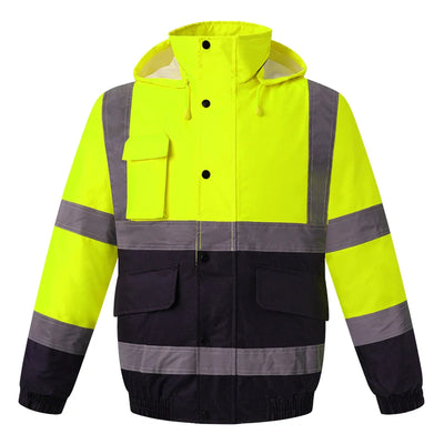 High Visibility Reflective Witnter Jacket Men Waterproof | SAMAG