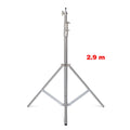 2.49M Length Cross Arm Stainless Steel Kit Light Stand With Weight Bag Photo Studio Accessories Extension Rod