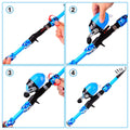 Mini Telescopic Fishing Rod Reel Combo 1.2M 1.5M 1.8M | SAMAG