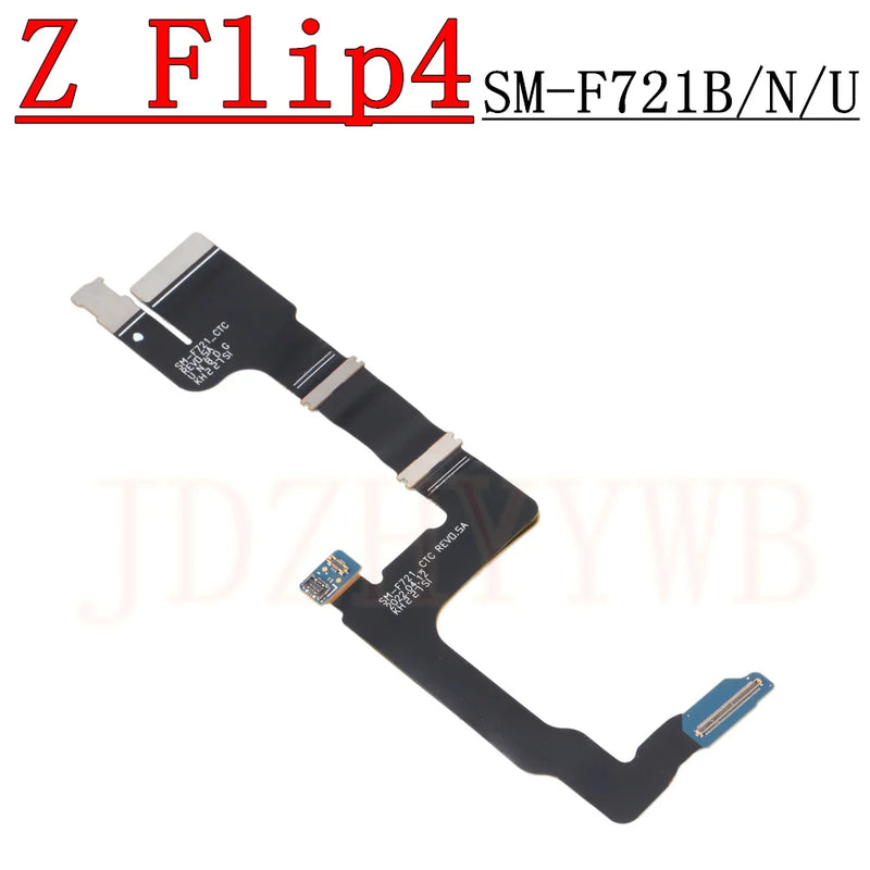 Charging Port Board For Samsung Z Flip4 F721B F721N F721U Volume Button Spin Axis LCD Motherboard Connector Signal Flex Cable