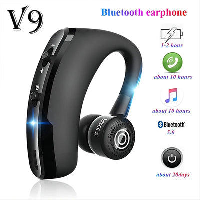 Wireless Earphones One Ear Bluetooth Headphones V9 TWS | SAMAG
