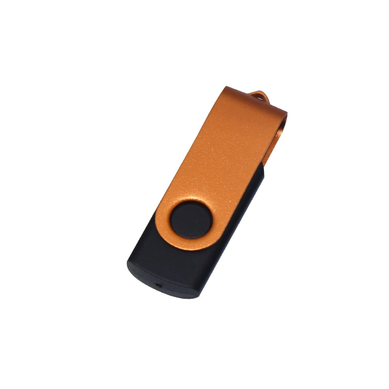 Fashion Rotatable USB 2.0 Flash Drive 128GB 64GB 32GB Colorful High Speed 16GB 8GB Memory Stick Waterproof Flash Disk PenDrive