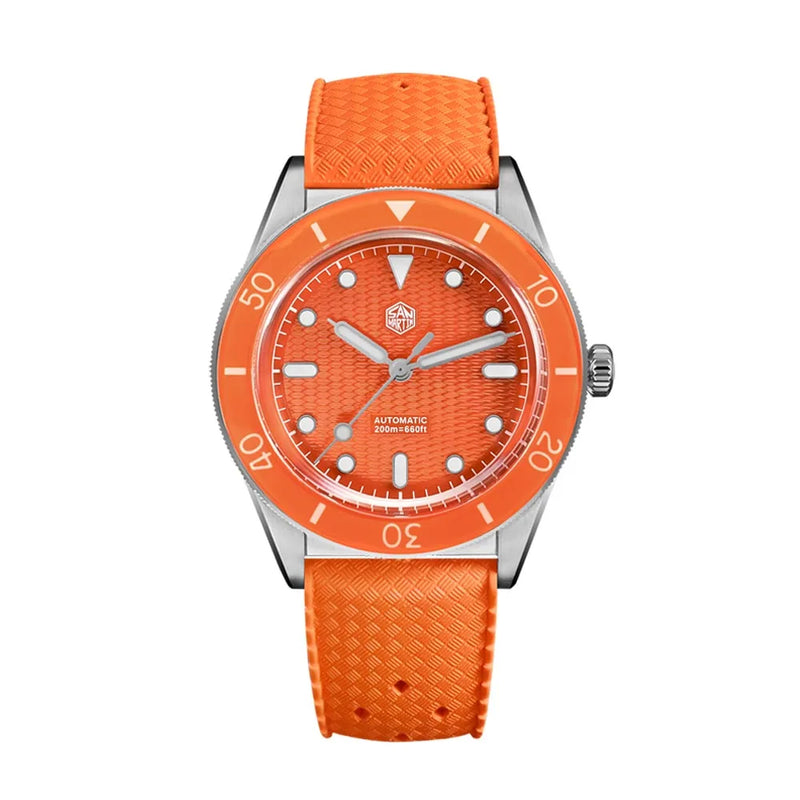 San Martin Official 39mm Guilloche MOP Dial Miyota 90S5 Sport Watch Automatic Mechanical Sapphire Bezel 20 - Visuel 9 | SAMAG