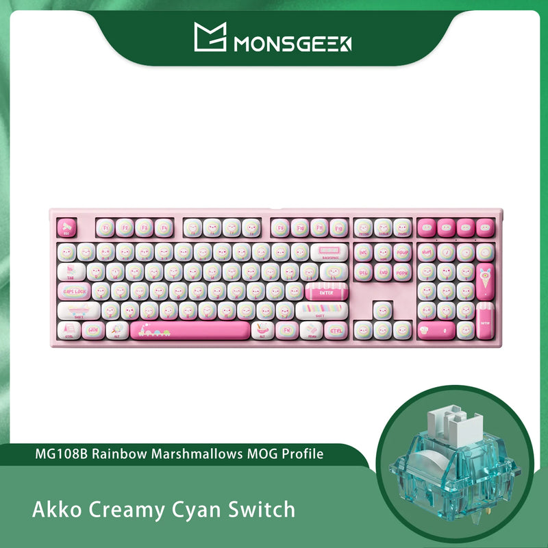 Akko MonsGeek MG108B Bun Wonderland Wireless Mechanical - Visuel 15 | SAMAG