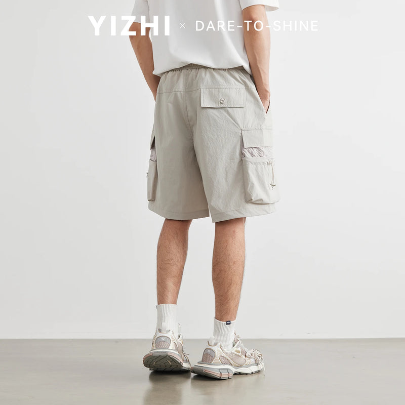 Summer Solid Cargo Shorts Men Quick Dry Lightweight | SAMAG