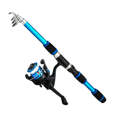 Adjustable Kids Fishing Pole Set Telescopic Fiberglass | SAMAG