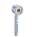 5 Spray ABS Portable Shower Head High Pressure Large Flow Spa Filtered Shower Heads with Stop Button Universal Bathroom Nozzle