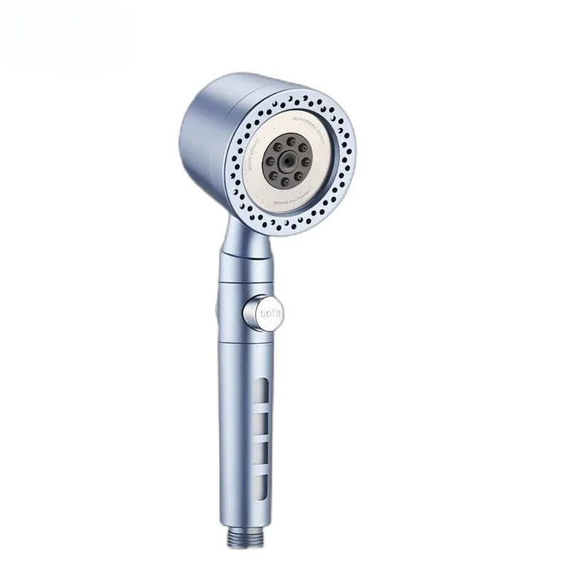 5 Spray ABS Portable Shower Head High Pressure Large Flow Spa Filtered Shower Heads with Stop Button Universal Bathroom Nozzle