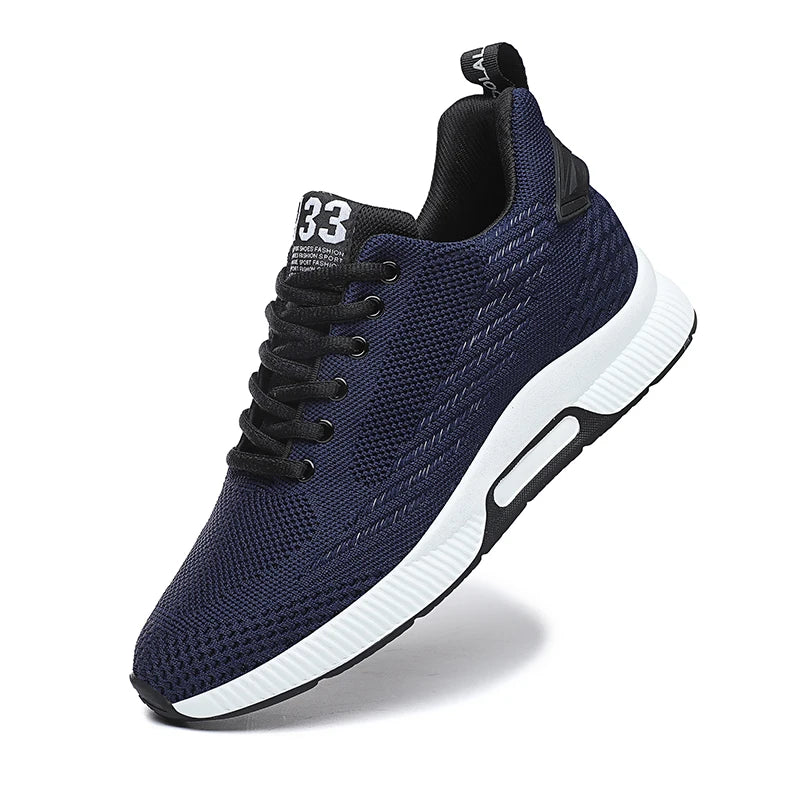 New Sneakers Man Elevator Shoes Height Increase Shoes for Men Insoles 8CM Mesh Breathable Sports Heightening Footwear Tall Shoes