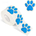 50 - Dog Cat Bear Paw Labels Stickers 1inch Colorful Print - View 7 | SAMAG