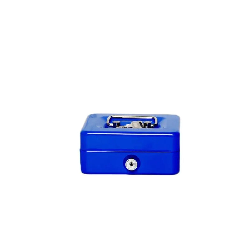 Small/Large Locking Cash Box Double Layer Safe Metal Money with Tray Cover Key Lock/ Password Saving - View 12 | SAMAG