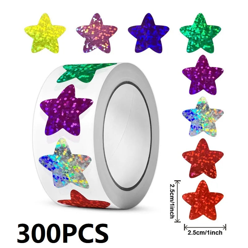 100-500PCS Thank You Stickers New Rolling Merci Stickers for Business Packaging Home Made Love Heart Shaped Sticker