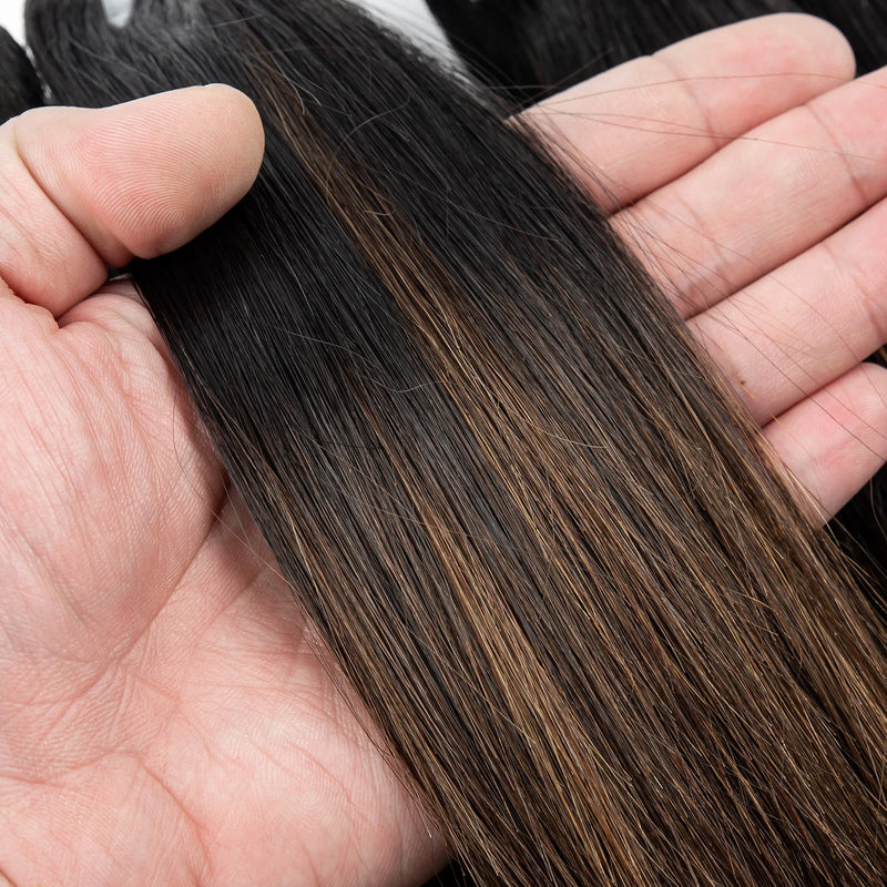 V Beauty Straight Human Hair Bundles Raw Human Hair Extensions Double Drawn 16A Grade Vietnamese Human Hair Virgin Unprocessed