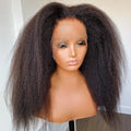Yaki Straight Wigs Human Hair 13x4 13x6 HD Lace Frontal 100% Human Hair Wig For Women Kinky Straight Lace Front Wig 4x4 5x5 Wigs