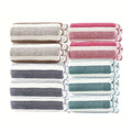 10-Piece Multi-purpose Square Towels, 30×30cm. Soft & skin-friendly, quick-drying and water-absorbent, with hangable design.