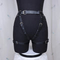 Fashion Women Faux Leather Body Harness Belt Suspenders Garter Leg Goth Clothing Rave Outfit Accessory - Visuel 5 | SAMAG