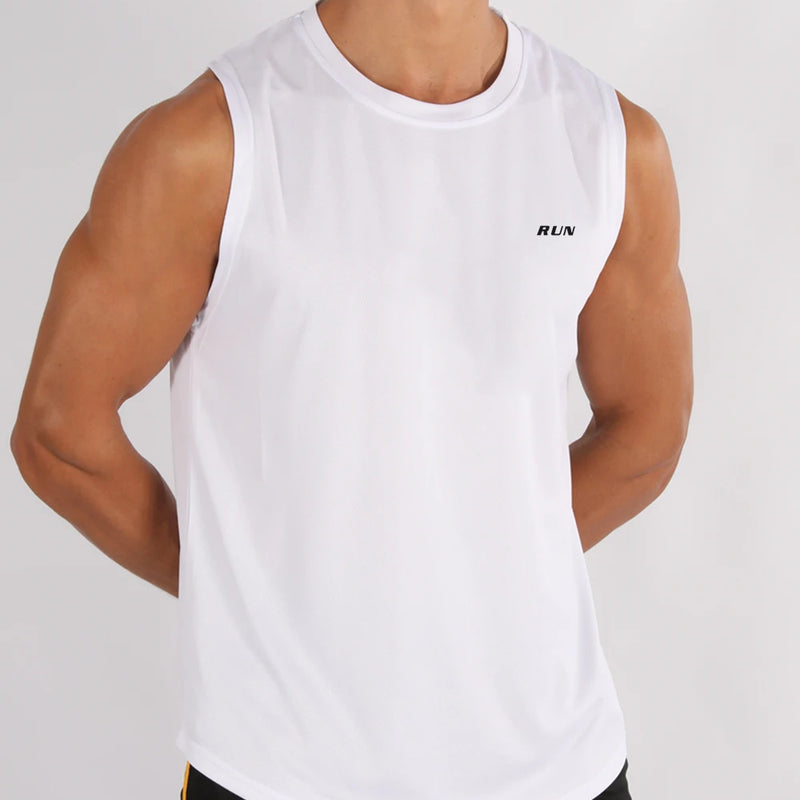 Men's Summer Fitness Vests, Fitness Training Clothes, Speed Fitness, Loose Sleeveless Shirts, Men's Fashion Basketball Vests