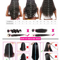 100% Human Hair Indian 12A Kinky Straight 1/3/4 Bundles Raw Virgin Unprocessed Yaki Straight Double Weft Bulk Braiding Hair