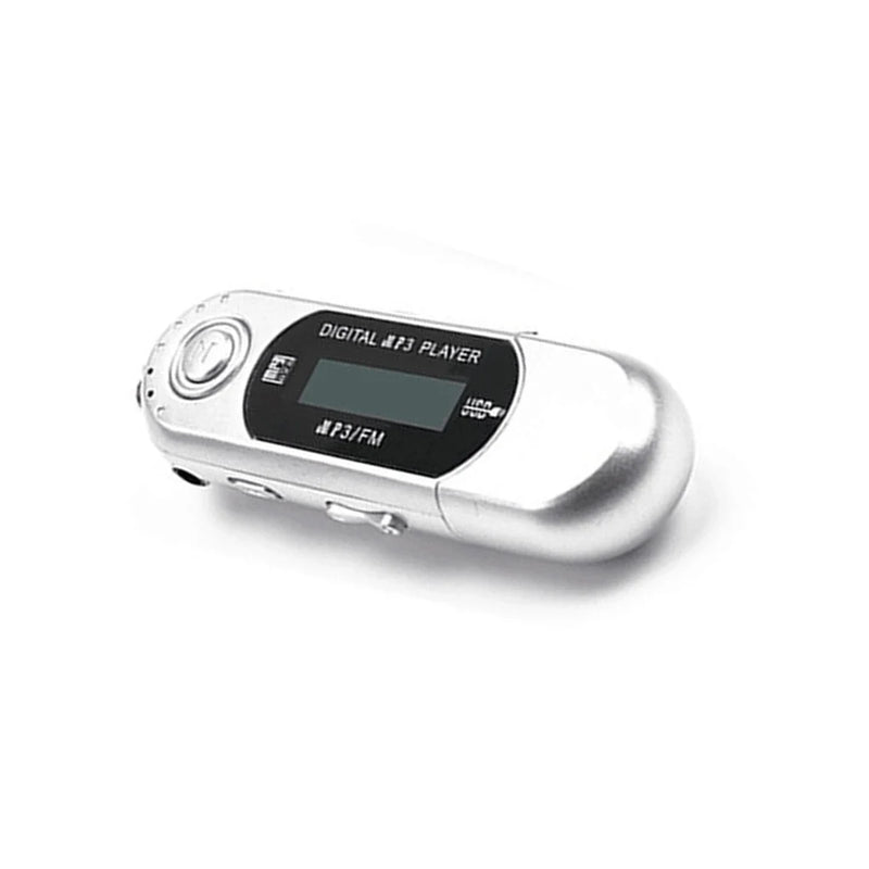 2 in 1 USB 2.0 Flash Drive MP3 Player - Multilanguage LCD Screen Support TF Card Lightweight Portable for Home Sport Travel