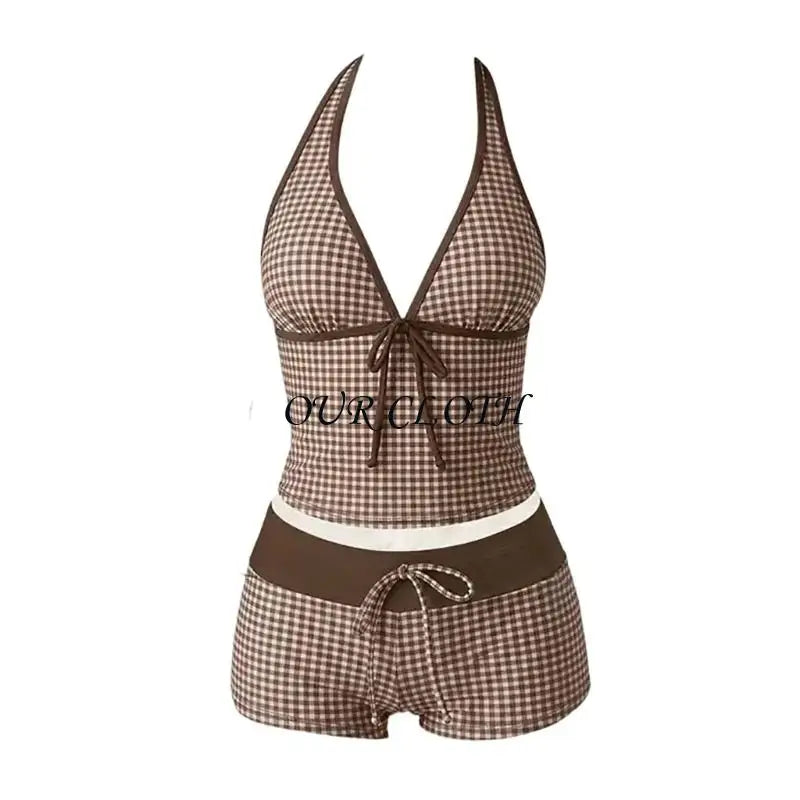 Women's Tankini Swimsuits with Shorts Vintage Beach | SAMAG