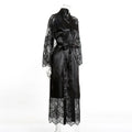 Sleepwear Women's Bathrobe Sexy Lingerie Lace Satin | SAMAG