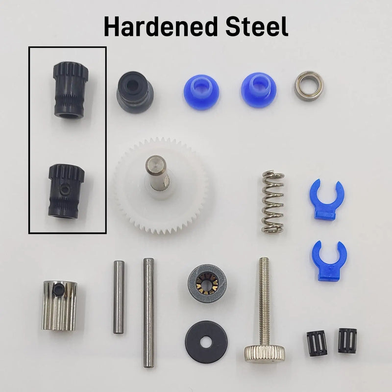Dual Drive Gear Hardened Steel Upgrade Kit Extruder Drivegear For BMG Extruder For Prusa i3 3D Printer Bowden Extruder