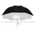 Selens 2pcs 84cm/33" Reflective Umbrella Softbox Black&Silver Lighting 2-in-1 kit for Photo Studio Photographic Light Adjustment