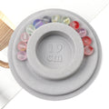 1PC 8.5-10.3cm Flocked Bead Board Bracelet Beading Organizer Artistry Tray Design Tool For DIY Jewelry Handmade Making Tools