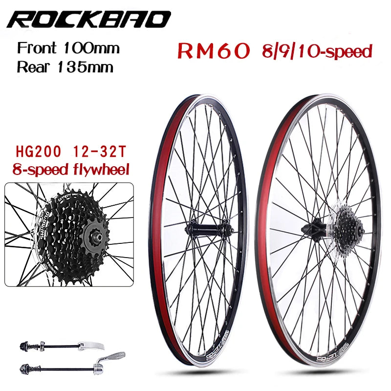 ROCKBAO 20 Inch Bike Wheelset 24 26 Aluminum Alloy - View 13 | SAMAG