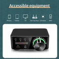 HiFi Mini Amplifier Class D 50Wx2 CS8673E Digital Amplifier With Digital Display Bluetooth-compatible 5.0 AUX TF Home Theater