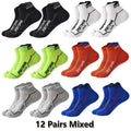 12 Pairs Summer Socks Men's Ankle Running Sports Mesh | SAMAG