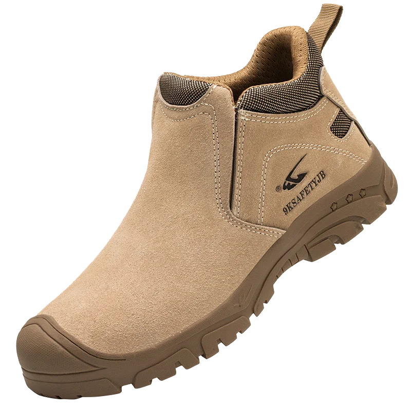 Safetoe Safety Shoes with Steel Toe Cap,Light Weight Work Safety Boots with Waterproof Leather for Men and Women Botas Hombre
