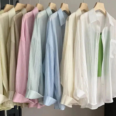 Women's Summer Sun Protection Shirts Casual Loose | SAMAG