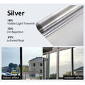 One Way Window Privacy Tint Film Anti Look Vinyl Mirror Self-adhesive Film Sun Blocking Anti UV Static Cling Stickers Home Decor
