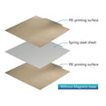 For Anycubic Kobra 2 PEO PET Build Plate 230x230mm Double Sided PEI Print Spring Steel Sheet for Anycubic Kobra Neo/Kobra 2 Pro
