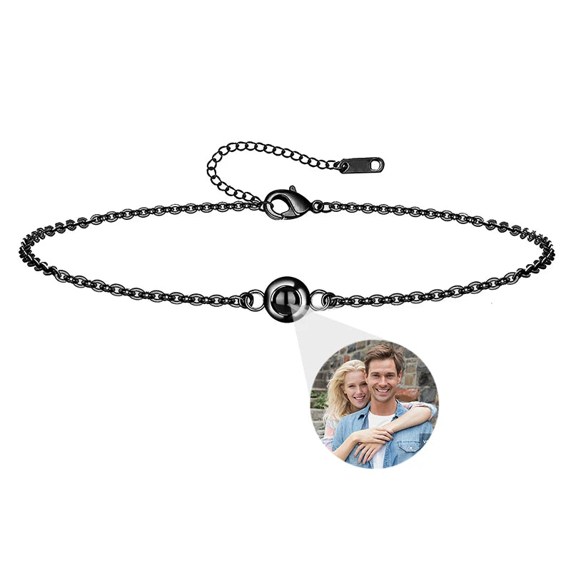 Custom Photo Bracelet Personalized Projection with Picture Inside 100 Languages I Love You Stainless - Visuel 19 | SAMAG