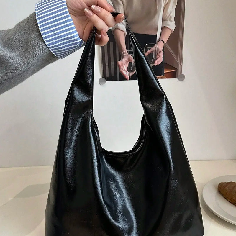 Large Capacity Solid Color Women's Shoulder Bag, Multifunctional Crossbody Bag, Women's Shoulder Tote Bag, Large Capacity Crossbody Tote Bag, Casual Work Bag