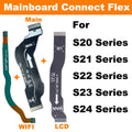 Motherboard Connect Flex For Samsung Galaxy S20 S21 S22 S23 S24 Plus Ultra LCD Display Wifi Signal Connect Mainboard Flex Cable