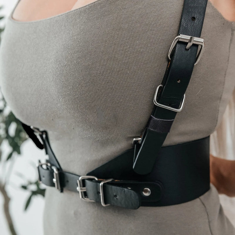 Women Fashion Belt Street Style Punk Decorative Waistband Adjustable Suspender Corset Harness Gothic - Visuel 2 | SAMAG