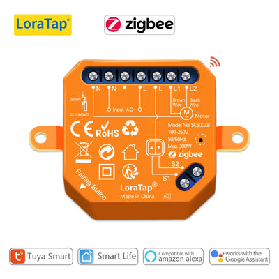 LoraTap ZigBee Shutter Switch Module Electric Motorized | SAMAG