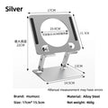 Desktop tablet stand, with hollowed-out heat dissipation, available in two options: rotatable and non-rotatable